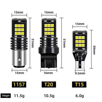 

2020 New Automotive LED Lights 12-24V 1157/ T15/T20 Brake Lights 24SMD No Error Led Lamp Turn Signal Fog Lights Car Accessories