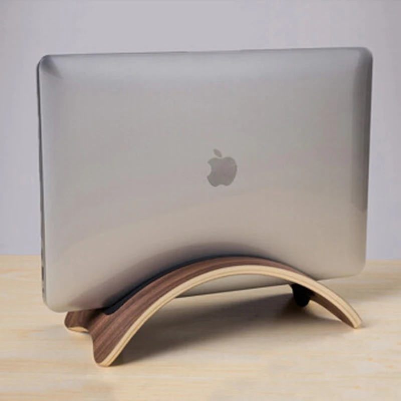  Bracket SAMDI Formacbook air pro ForApple laptop vertical wood wooden stand base bracket