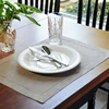 12 Pcs Hemstitched Place Mat Cotton Napkins White Table Mat Beautiful Natural Linen Dinner Mat Fabric Napkin Place Mat 3