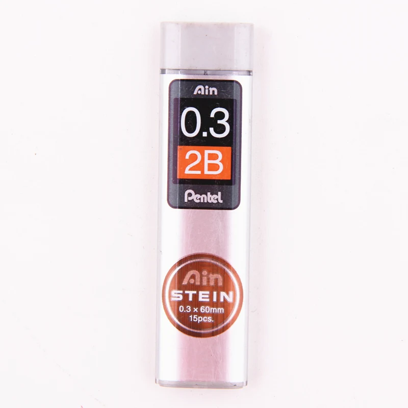 3pcs B and HB 0.3mm Refill Leads Pentel Ain Stein C273 2B