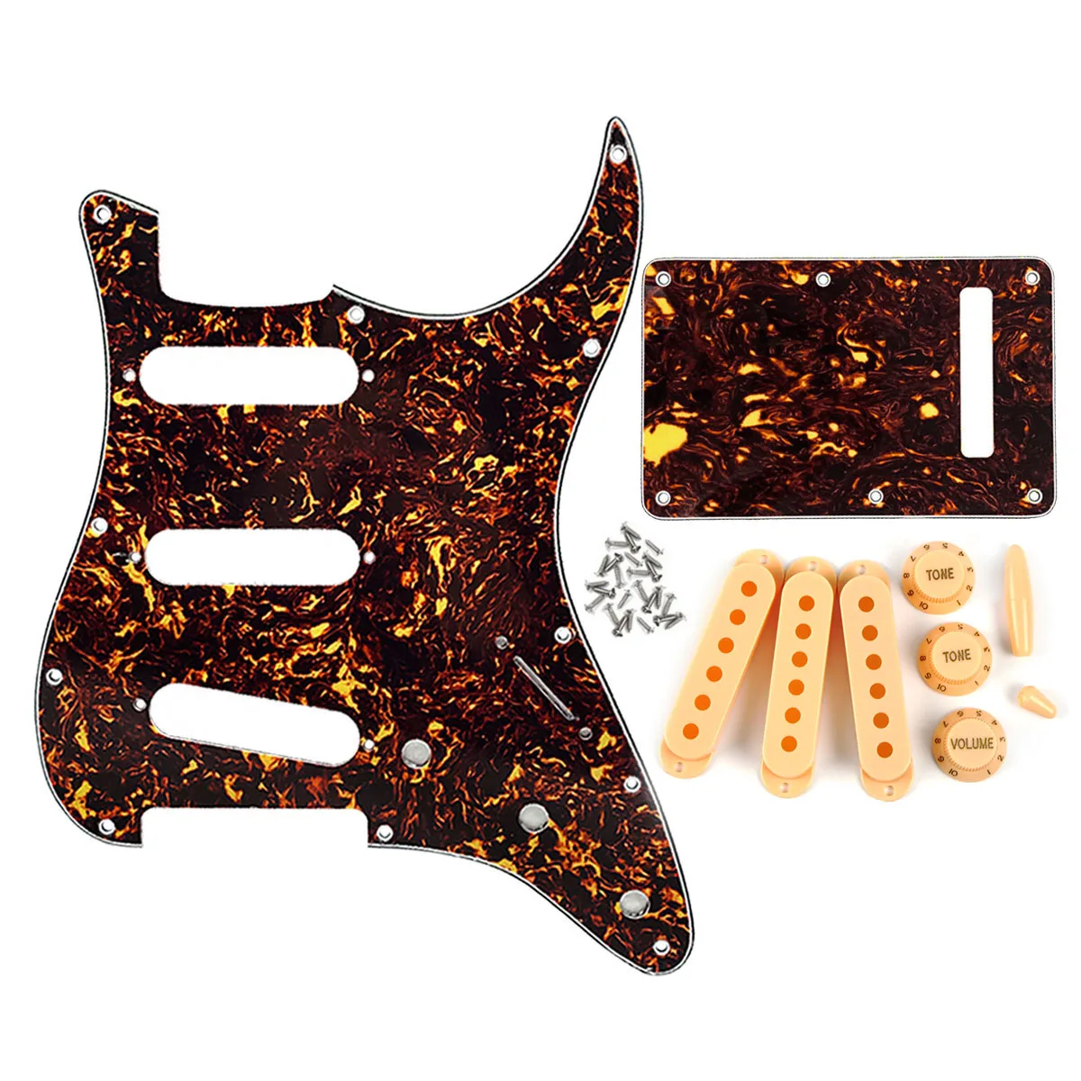 Набор коричневых черепаховых наконечников для гитары 11 отверстий | Спорт и