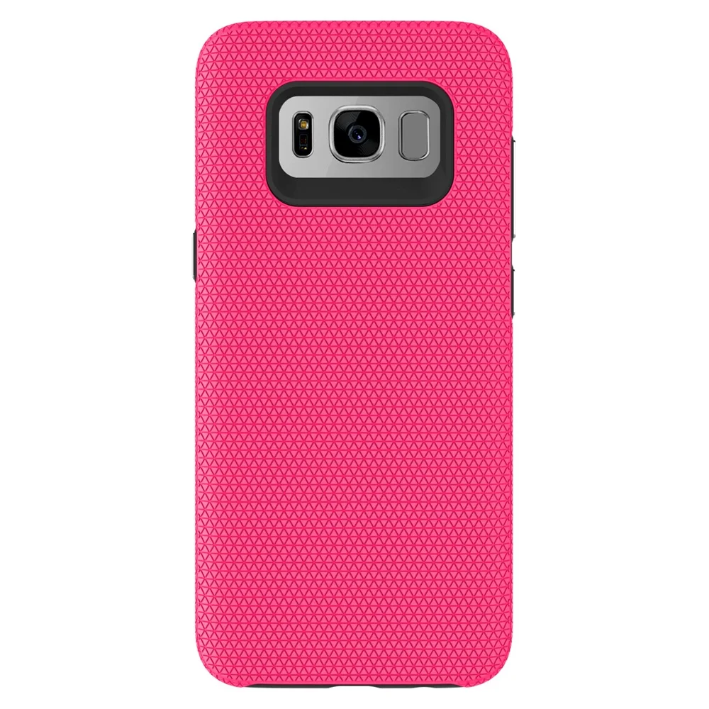 Бронированный чехол для телефона для samsung Galaxy S8 Plus Гибридный удар прочный мягкий ТПУ и Жесткий ПК Противоударный защитный задний Чехол бампер Чехол