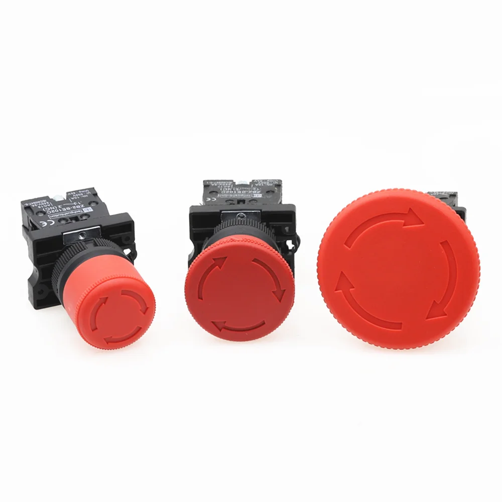 Красный гриб аварийный стоп переключатель 1 шт. сигнал с переключателем 600 В 10 А 22