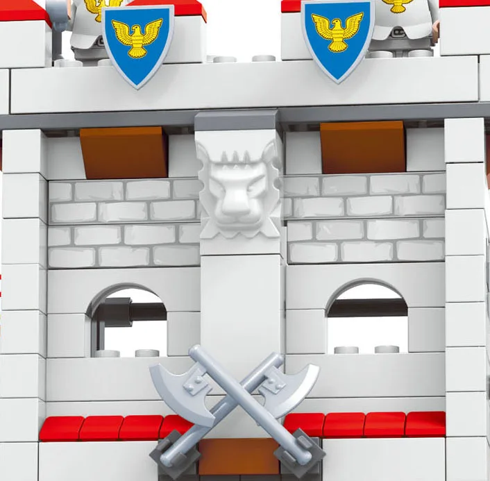 

AUSINI ausini Assembled Building Blocks 27110 Castle Toy Building Blocks 1118 PCs Educational Toy