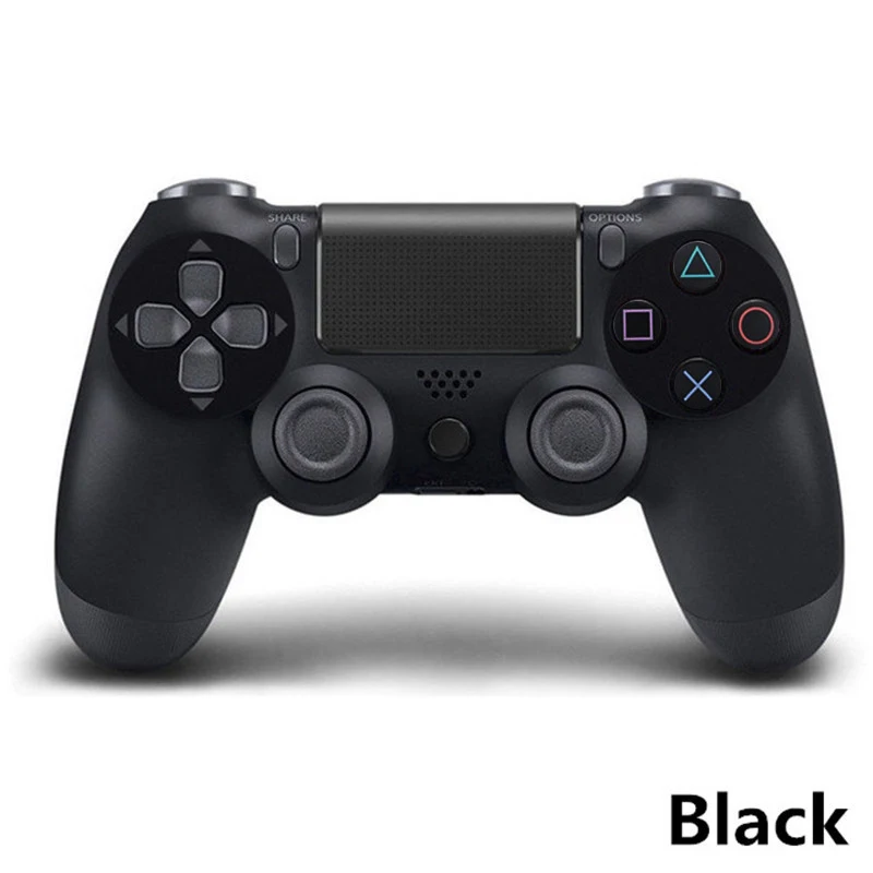 Проводной игровой контроллер для PS4 контроллер для Playstation 4 для Dualshock Вибрационный джойстик геймпады для Play Station 4 - Цвет: black