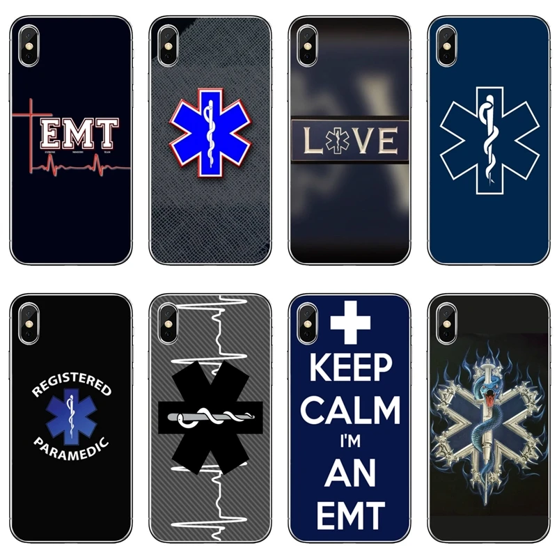EMT EMS медицинский спасательный чехол для Samsung Galaxy S10 Lite S9 S8 S7 S6 edge Plus S5 S4 Note 9 8 5 4
