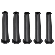 

5Pcs Black Rubber Wire Protector Cable Sleeve Boot Cover For Angle Ment Power Tool Power Cord Protective Cov