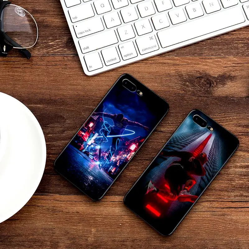 Уличный танец для iPhone X XR XS MAX Мягкая силиконовая задняя крышка Apple 8 7 6 S Plus чехол