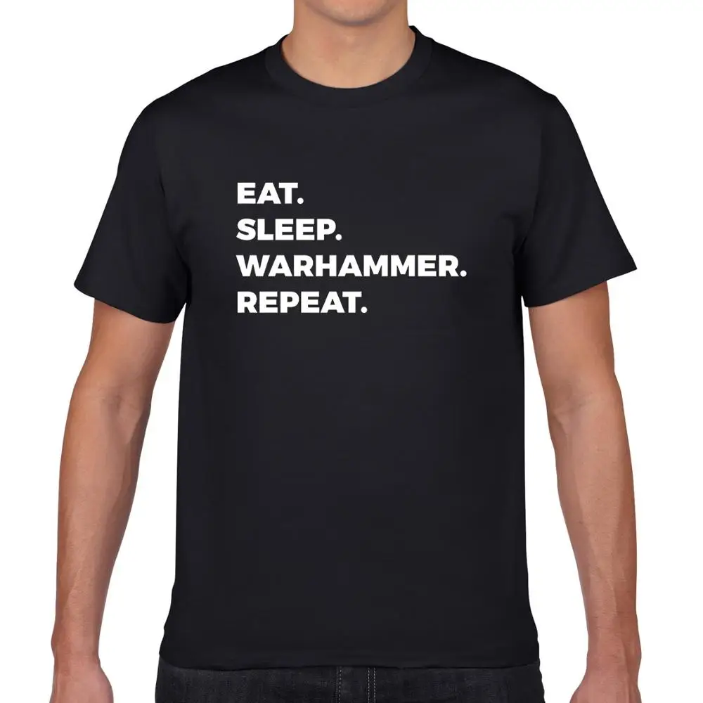 Мужские футболки с надписью Eat Sleep Game Repeat 100% хлопковые для мужчин унисекс мужская