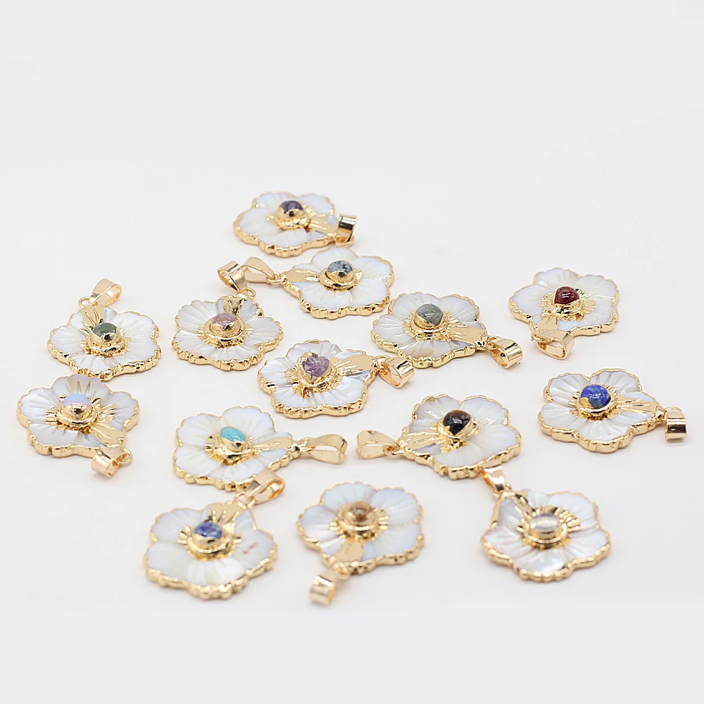 Croix de pierres semi-précieuses pour pendentif (grande Croix de pierres semi-précieuses pour pendentif (grande