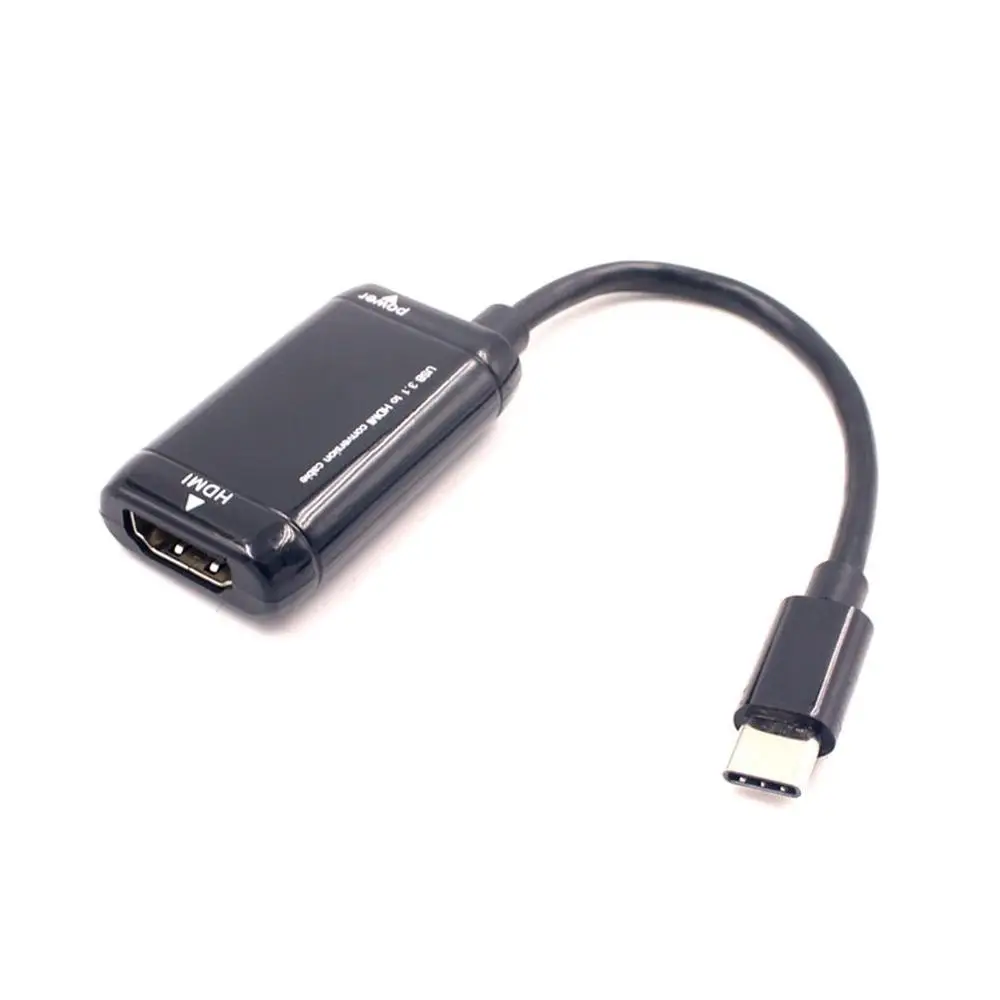 USB 3,1 к HDMI сплиттеру с портом питания Функция type C к HDMI конвертер штекер к женскому адаптеру кабель