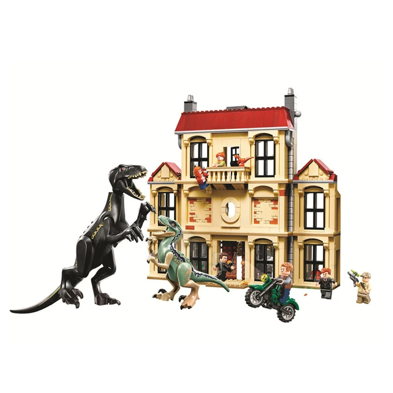 

1046pcs Starburst Dinosaurs attacks Rockwood Building Blocks Compatible with Legoinglys Toy Gifts