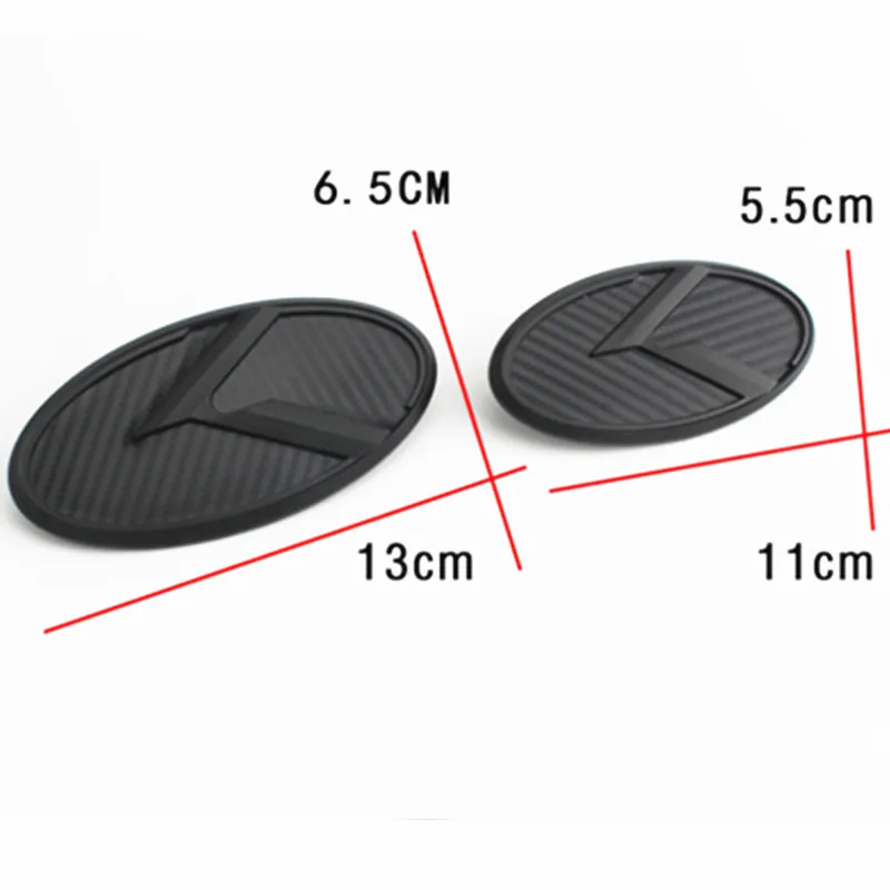 Эмблемы K из углеродного волокна для багажника KIA или капота FORTE KOUP OPTIMA CADENZA CEED CERATTO