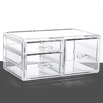 

Cosmetic & Jewelry Storage Box Organizer Drawer Drawer Display Plastic Jewelry Makeup Stand Lipstick Box Transparent Organi H1W5