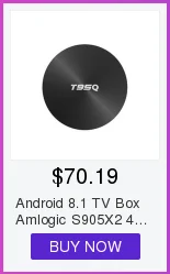 X96mini Android 7,1X96 Мини Смарт ТВ приставка S905W четырехъядерный Поддержка 2,4G беспроводной wifi медиа приставка телеприставка