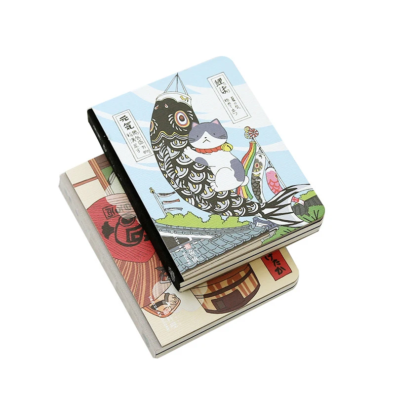 

Cute Creative Japanese Cat Notebook Planner Agenda Diary Hard Cover Yearly Monthly Planning Papers Journal Notebook Daily Memos