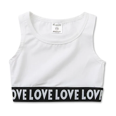 vest Girls Hip Hop Clothing Dance Costume For Kids Cropped Sweatshirt Jogger Pants Jazz Ballroom Dancing Streetwear Clothes SL1995 - Цвет: vest