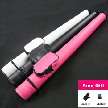 

Fox Smiling 1/2 2 Holes Pool Cue Case 81cm Length Billiards Accessories China Black White Red Color With Free Gift