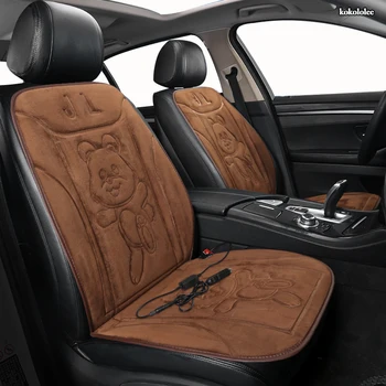 

kokololee 12V Heated car seat cover for Ssangyong all model Actyon Kyron Tivolan Rexton korando winter cushions car seats