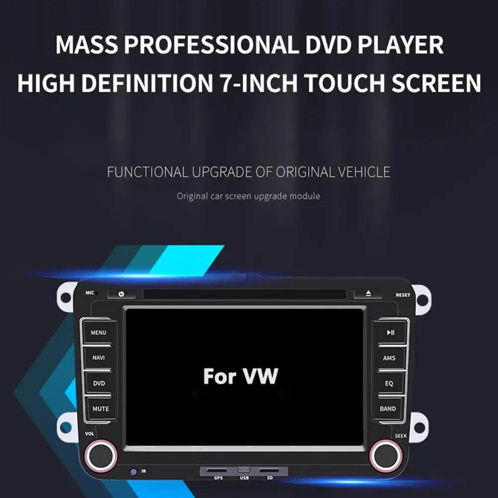 Discount Adeeing 7Inches 2DIN Car Radio Capacitive Display GPS Car Bluetooth DVD Player MP3 Navigation Integrated Host Camera Optional 17