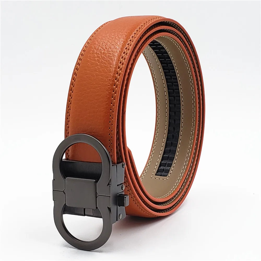 

2019 Luxury Designer Belts New Men Strap Genuine Leather Waist Strap for Jeans Pants Automatic Buckle Belt Fashion Waistband