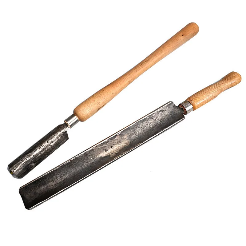 

Roughing Gouge Lathe Paring Chisel Hurricane Turning Tools with Wood Wooden Short Handle Big steel woodworking household