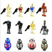 Legoing Star Wars figuras conjuntos Modelo figura juguetes K-2SO juguete para niños Starwars bloques superfiguras R2D2 Legoings Kits técnico