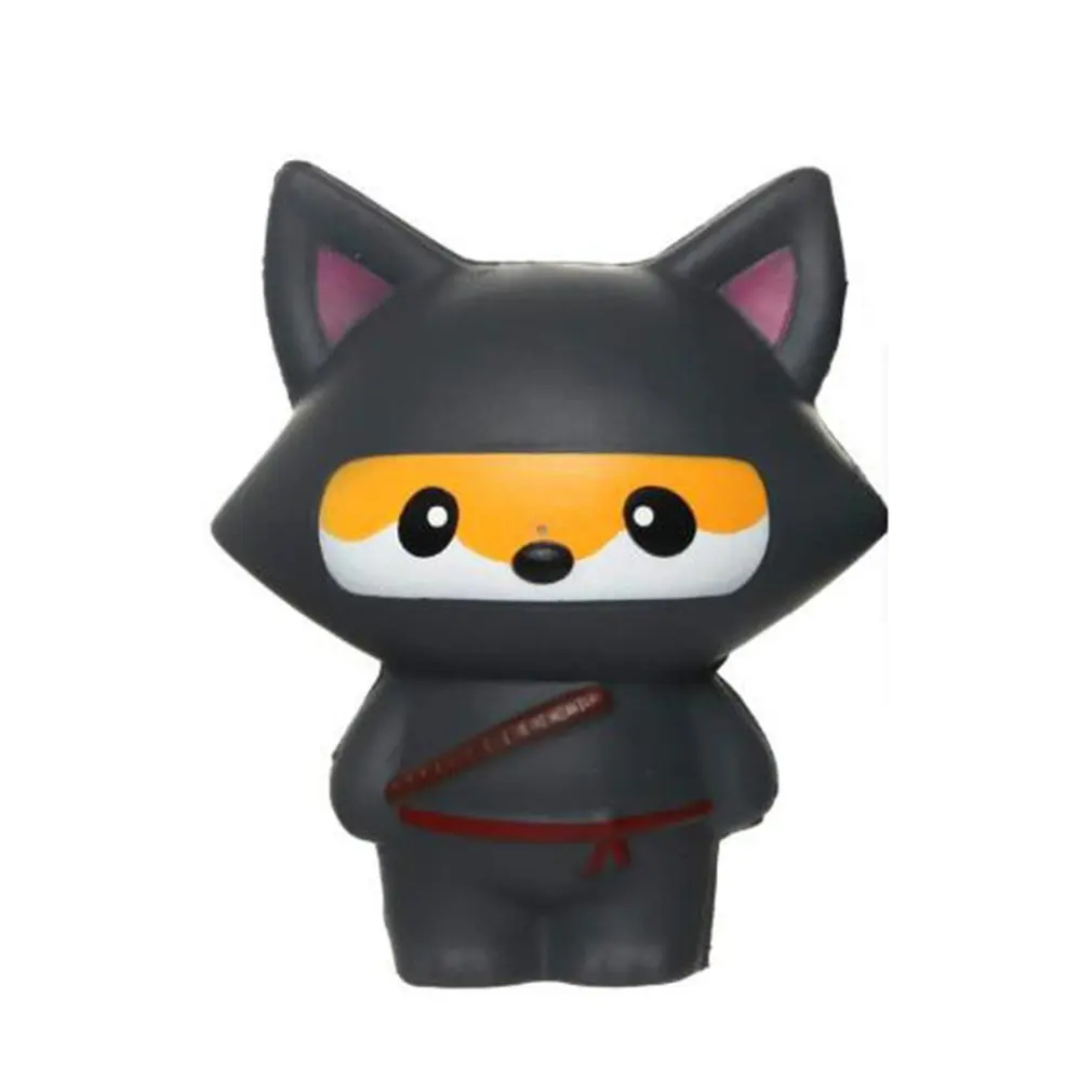 Животное Jumbo 13 см Kawaii Ninja мягкое панда/медведь/лиса хлеб мягкий медленно поднимающийся Забавный малыш игрушка сладкий Шарм мультфильм