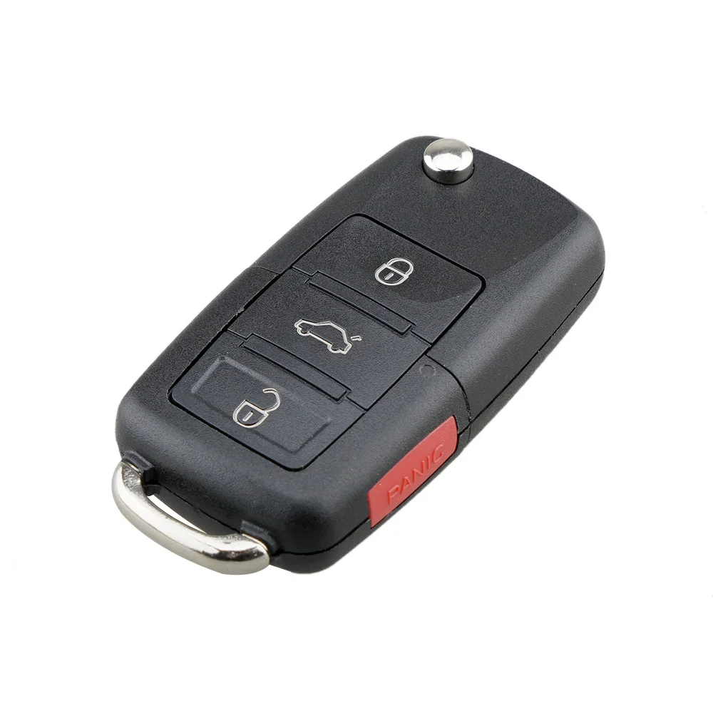 3 кнопки дистанционного ключа оболочки чехол для Vw Jetta Golf Passat Beetle Polo Skoda 2004-2011 Автомобильный брелок без лезвия