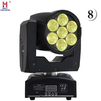

Bee Eye Moving Head Stage Light 7x12W RGBW 4in1 Zoom LED Light Beam Moving Head Dj Disco Light DMX Stage Lighting (8pcs/lot)