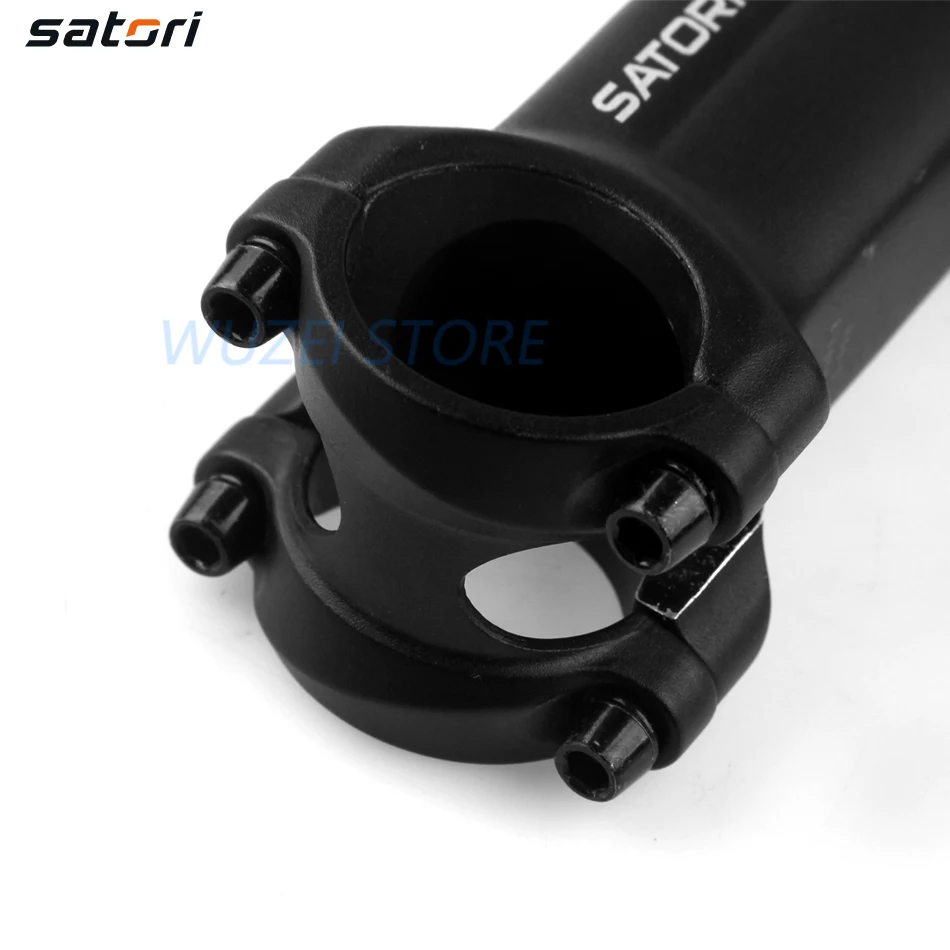SATORI Bicycle Stem 100mm High-Strength Lightweight 31.8mm Adjustable 90 Riser Stem for BMX XC MTB Mountain Bicycle part