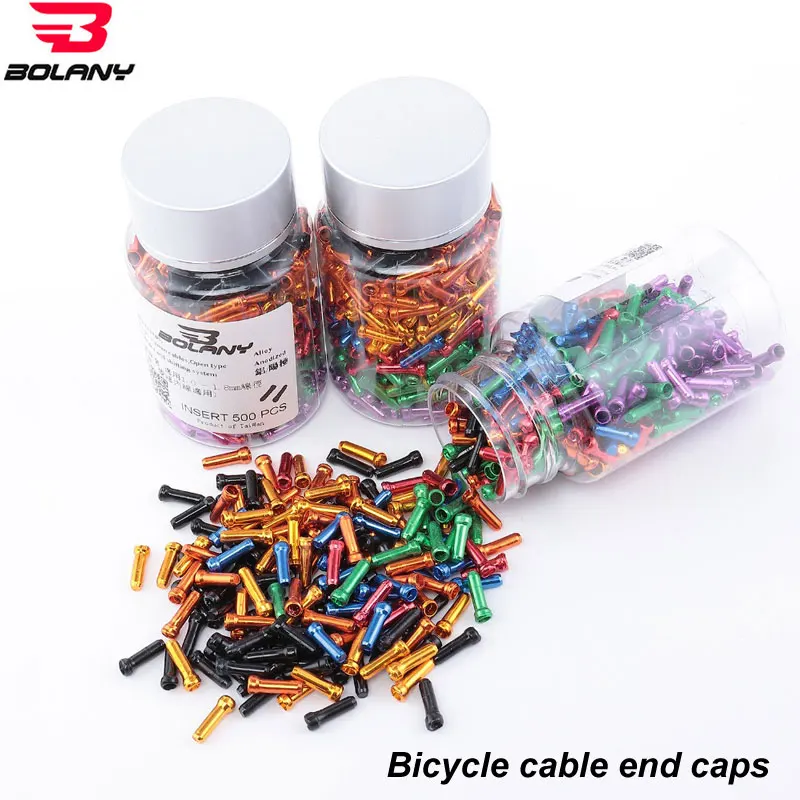 50 Pcs Lot Bicycle Fresno Mall Special price for a limited time Cable End Alloy I Aluminum Caps Shifter Brake