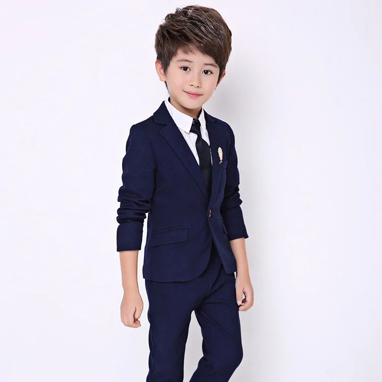 

BOY'S Spring And Autumn Suit Children Slim Fit Small Formal Dress Suit Korean-style Flower Boys/Flower Girls Performance Formal