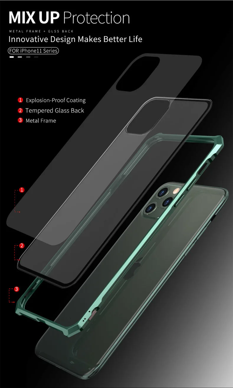 Металлический край противоударный дизайн прозрачный чехол для IPhone 11 Pro XS XR Max Coque на IPhone 11 чехол