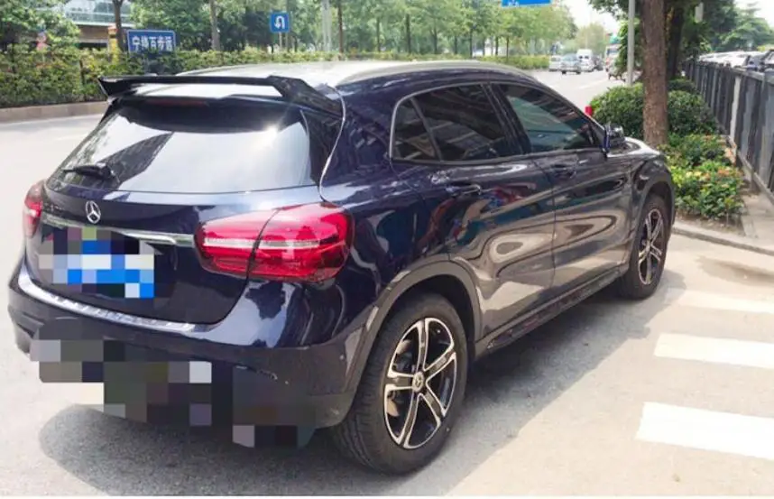 Карбоновое волокно заднего багажника спойлер крыло подходит для Benz gla класса X156 GLA45 AMG GLA200 GLA220 GLA250 GLA260