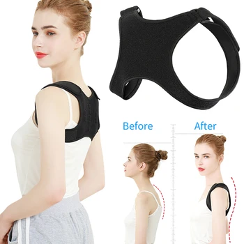 

Posture Corrector Adjustable Back Support Men Women Back Clavicle Spine Shoulder Correction Brace Belt Strap