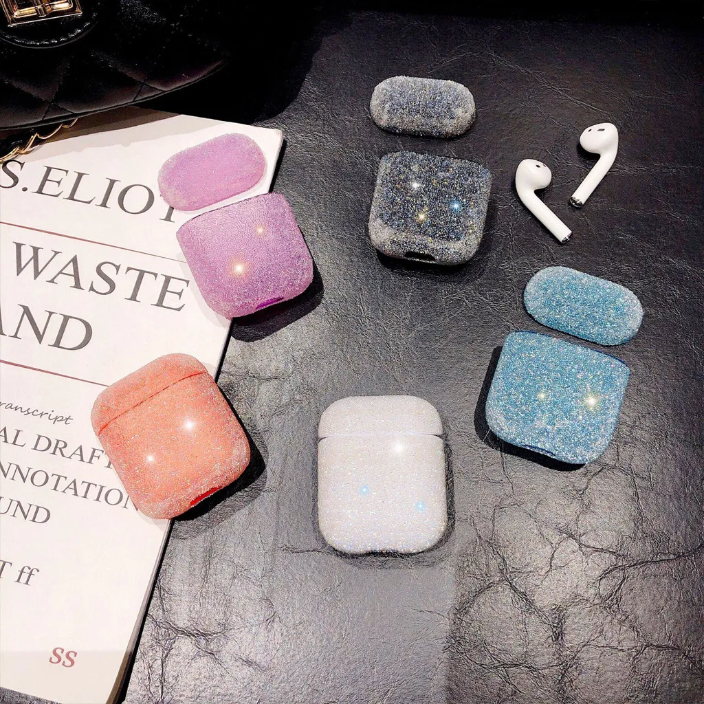 3D Bling Diamonds Hard Case For Airpods 1/ 2 Protective Wireless Bluetooth Earphone Accessories Cover Charging Box | Электроника