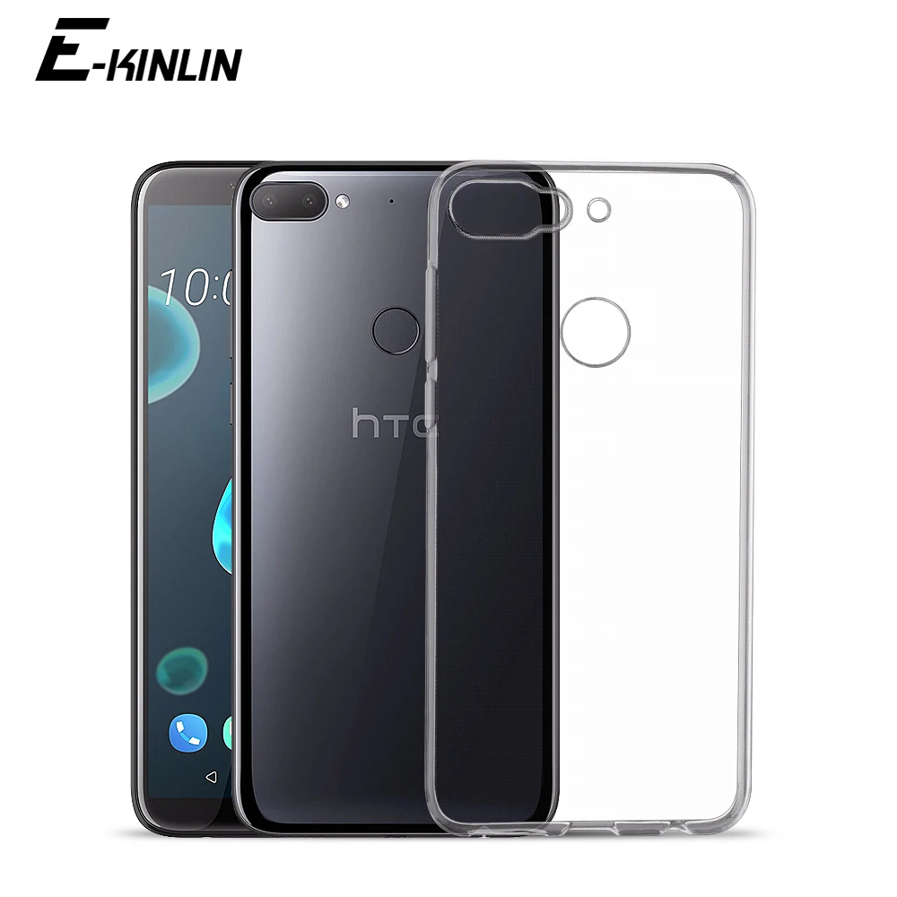 Прозрачный Ультратонкий силиконовый чехол для HTC Desire 21 20 Pro 19s 12S 19 12 Plus | Мобильные