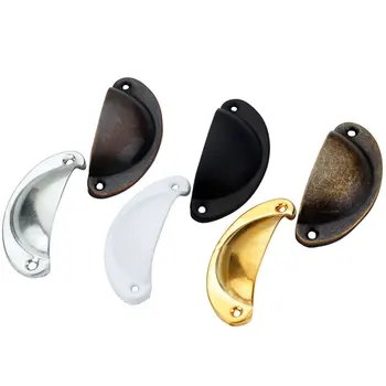 

Classic Chinese Drawer Shell Handle Modern Simple Stainless Steel Medicine Cabinet Ming-hole Handle