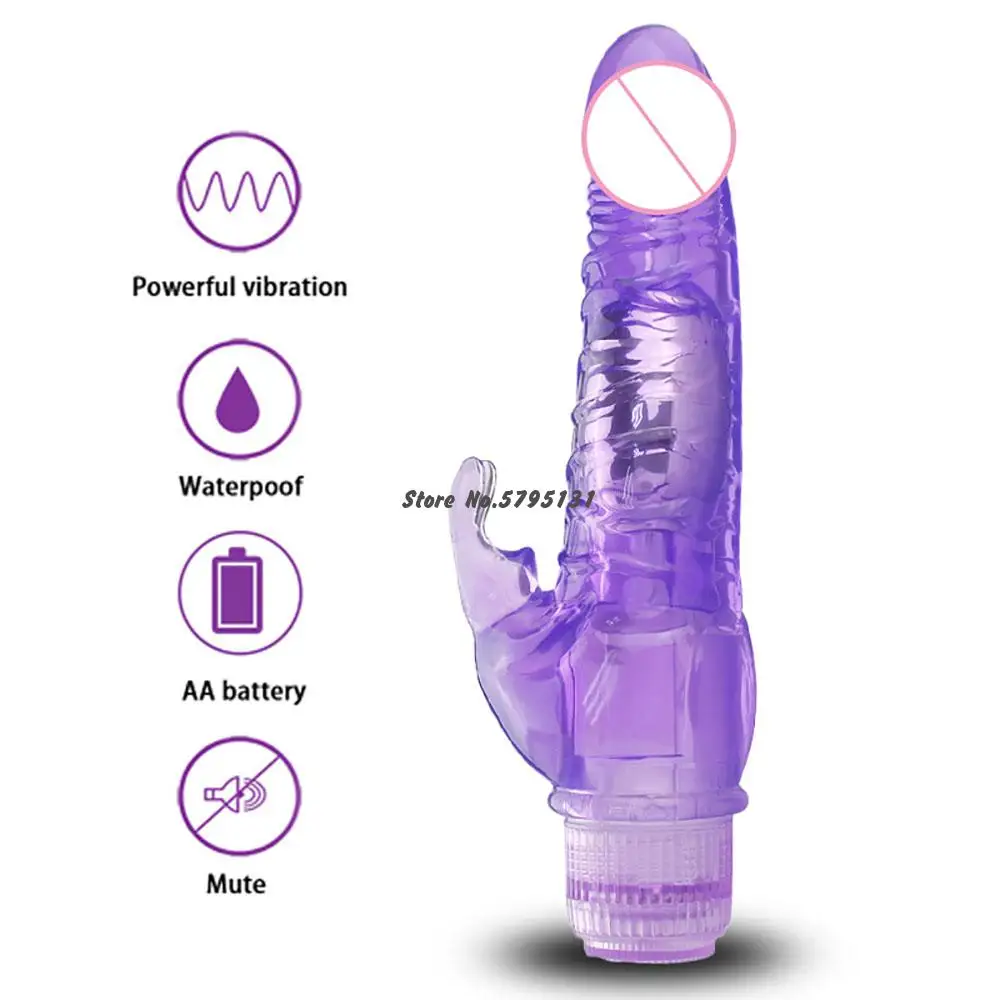 Фаллоимитаторы с кроличьими ушами Стимуляция клитора и вибратор точки G для игр