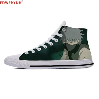 

Men's Casual Shoes Naruto Hatake Kakashi 3D Printing Logo Man Lace-Up Fashionable Breathable Lightweight Mesh Shoes