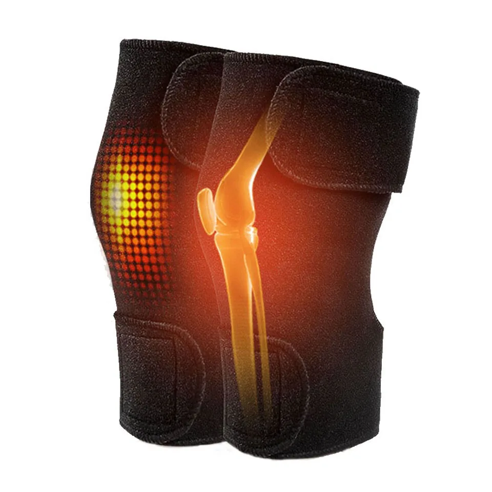 

AOLIKES 1 Pair Tourmaline Self Heating Knee Pads Magnetic Therapy Kneepad Pain Relief Arthritis Brace Support Patella Knee Pad