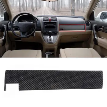 

Carbon Fiber Co-Pilot Dashboard Panel Cover Trim Fits for Honda CRV CR-V 2007 2008 2009 2010 2011 Interior Decoration