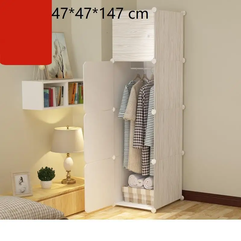 Armario Tela комод для хранения габинет Moveis Armadio Meble Mueble De Dormitorio шкаф мебель для спальни шкаф гардероб - Цвет: Version L