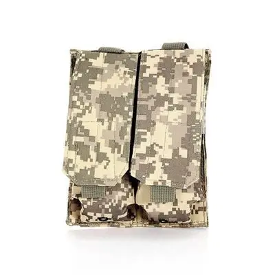 ACU camo Molle двойной M4 подсумок Мультикам CP Открытый тактический военный охотничий инструмент сумка - Цвет: ACU camo