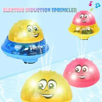 

Funny Infant Bath Toys Baby Electric Induction Sprinkler Ball with Light Music Children Water Spray Play Ball Bathing Toys Kids