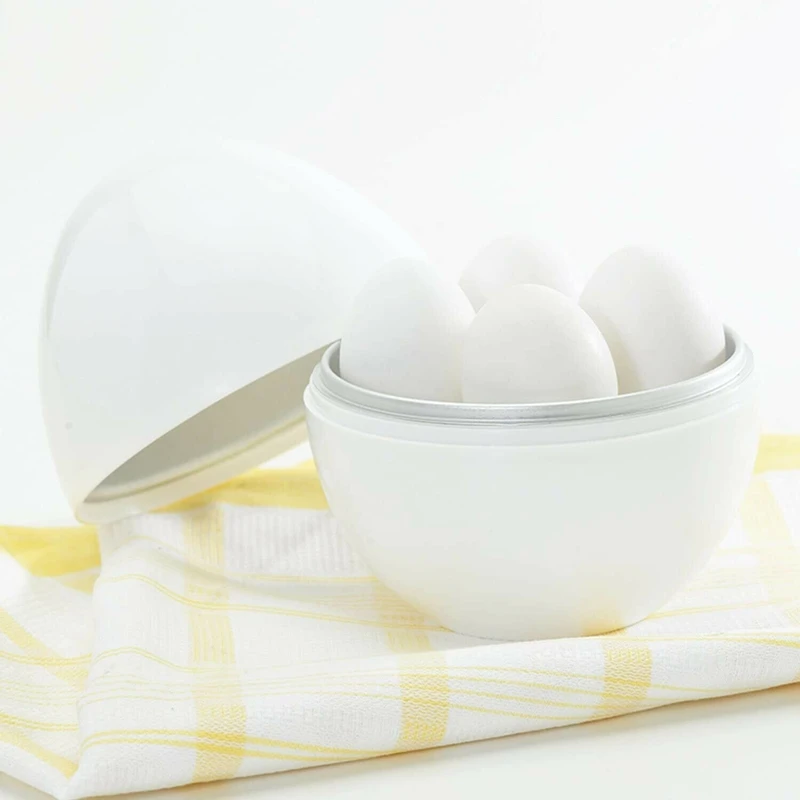 Яйцо Pod СВЧ яйцо котел плита Пароход идеально варит яйца и отсоединяет