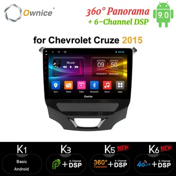 

Ownice Android 9.0 Octa 8 Core Car DVD multimedia carplay OBD Radio DAB+ 4G LTE 360 Panorama DSP SPDIF for CHEVROLET CRUZE 2015