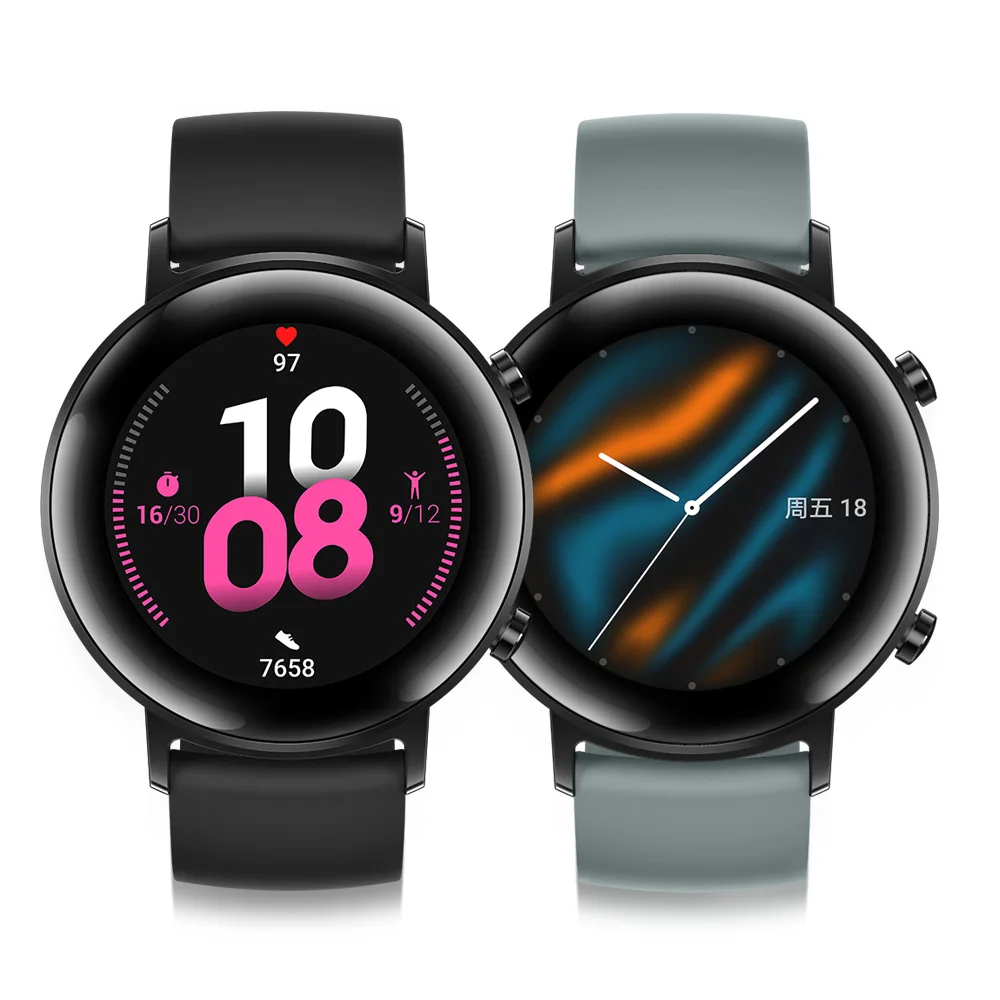 Huawei Watch GT 2 gps Смарт часы 42 мм спортивная версия водонепроницаемый долгий срок службы батареи сердечного ритма Bluetooth для Android iOS NFC gps