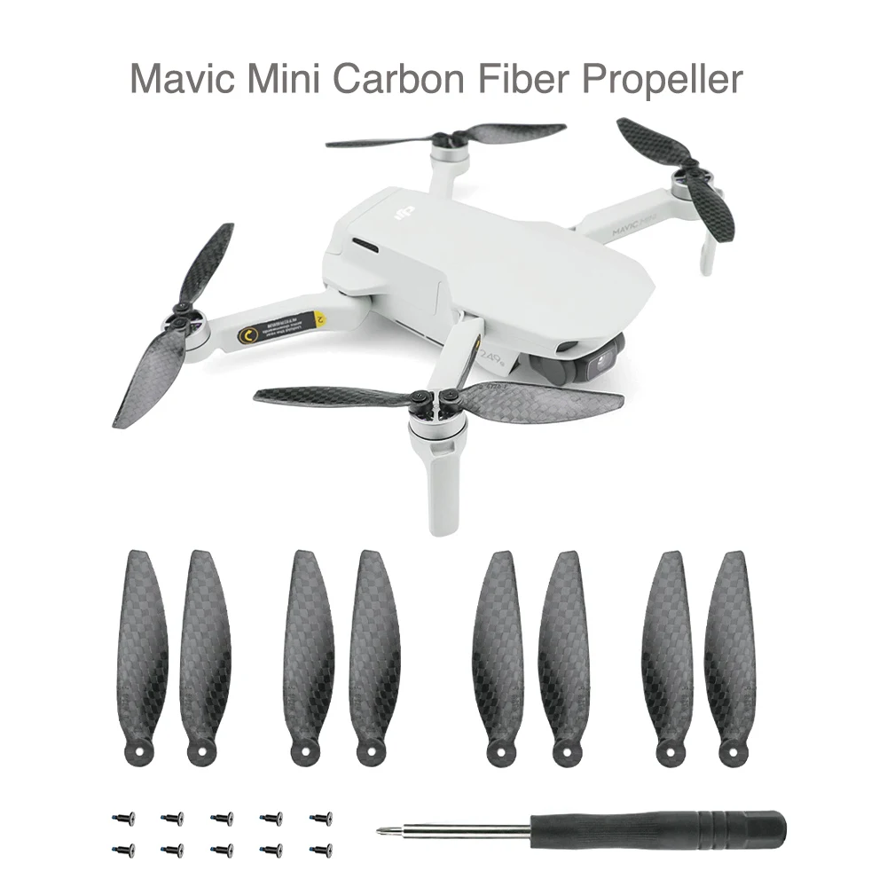 Mavic мини углеродное волокно Замена пропеллеров прочный Реквизит - Цена: 689,59 - 1 042,74 руб.
